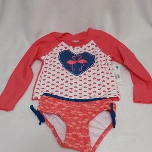 Kiko & Max Girls 2 Piece Swimsuit